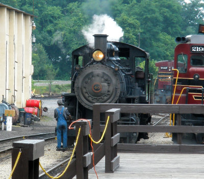 Steam Locomotive Front View