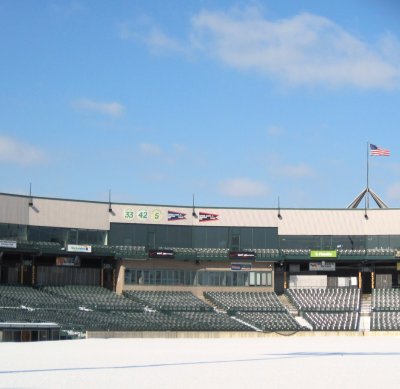Winter Day at the Stadium