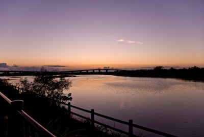 Tomishiro Bridge at Twilight