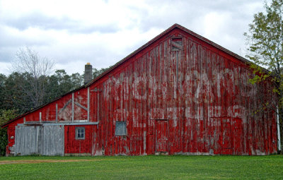 Can You Read  the Writing on the Barn?