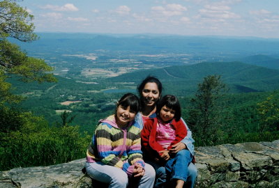 The beautiful Shenandoah Valley, from Skyline Drive. Shenandoah Nat'l Park, VA