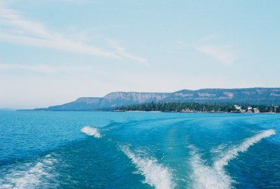 93) View of Sleeping Giant from Lake Superior from Warren Mazurski's much-appreciated boat.