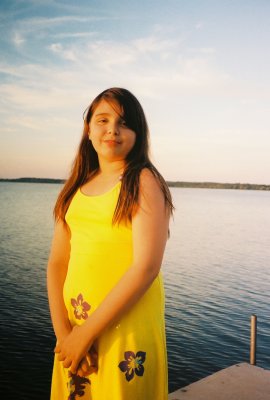 Johanna at Lake Bemidji.