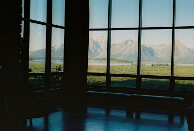 6) The incredible view from inside the lodge.