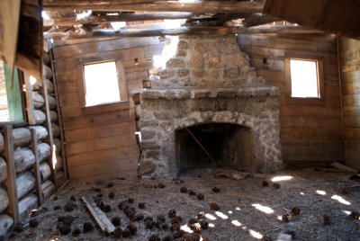 Rock Fireplace