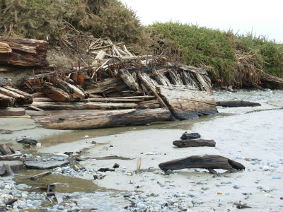 ShipWreck at Cut Creek.