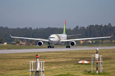 AirPortugal's A330 departing from OPO to EWR (1)
