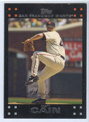 2007 Topps Base Red Back Variation