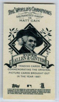 2007 A and G Mini Ad Back Reverse