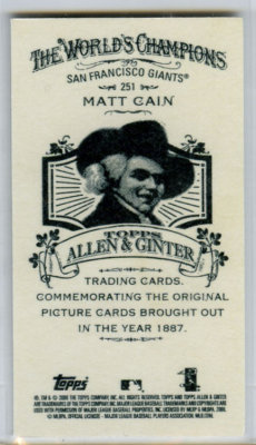 2008 A and G Mini Ad Back Reverse