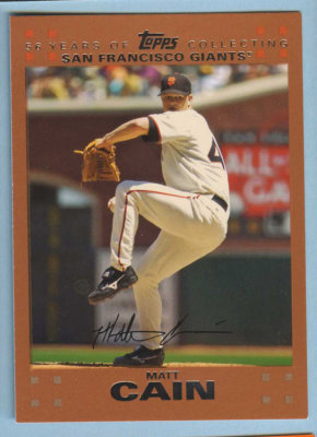 2007 Topps Copper Numbered