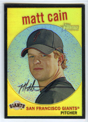 2008 Heritage Black Refractor Numbered