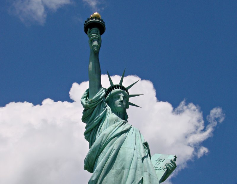 Statue of Liberty, close up