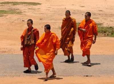 Four monks