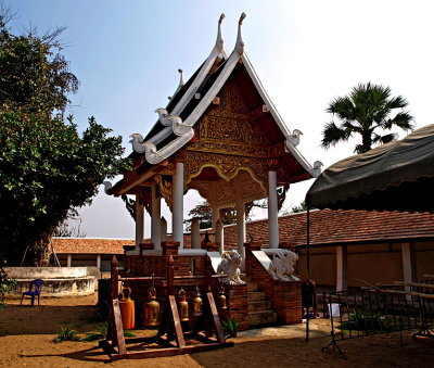 Pavilion in the courtyard