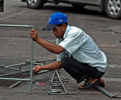 Street worker