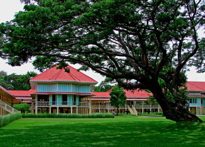 King's suite, view from the beach pavilion