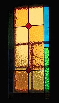 Stained glass window, the South Battery