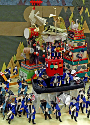 Origami parade float