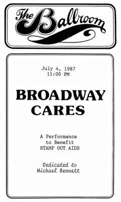 First use of the name BROADWAY CARES