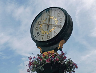 Large clock on the street