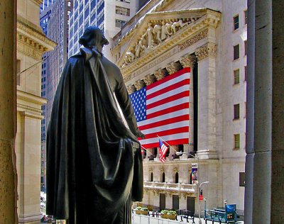 Washington facing the Stock Exchange