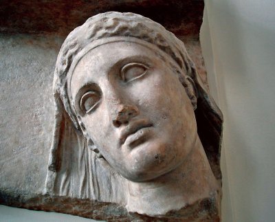 Head of a Greek woman
