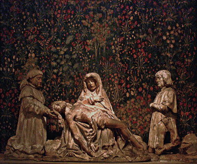 Pieta with donors
