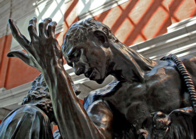 Rodin's Burghers of Calais, close up
