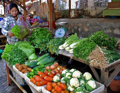 Vegetables at the morning market