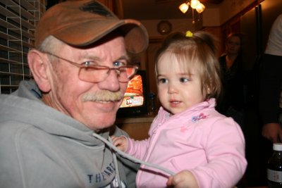 Stilla and Grandpaw