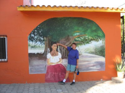 Frida Kahlo mural in San Jose del Cabo