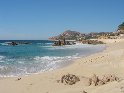 Pristine beach at the One & Only Palmilla resort