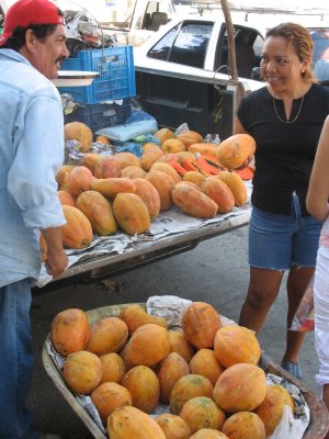 Payapa vendor at Zihuatanejo marketplace