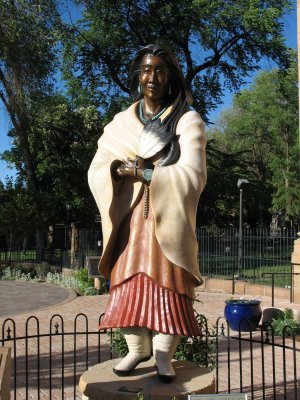 Indian sculpture, Santa Fe, NM
