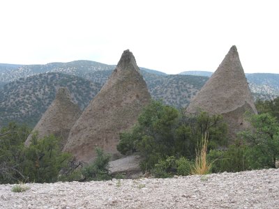 Three tent rocks, Kasha-Katuwe Tent Rocks, NM