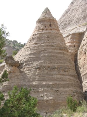 Cone-shaped rock, Kasha-Katuwe Tent Rocks, NM