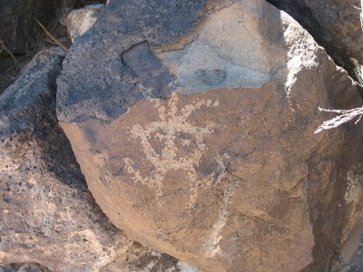 Petroglyph figure, Albuquerque