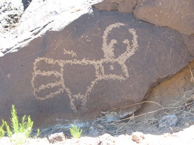 Petroglyph figure, Albuquerque, NM