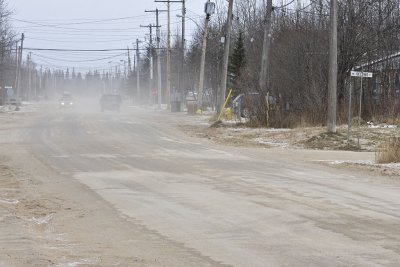 Early winter road dust 2008 November 19