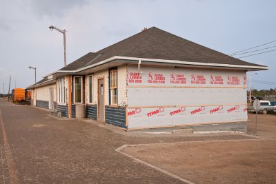 Renovations to Moosonee station 2009 September 10th