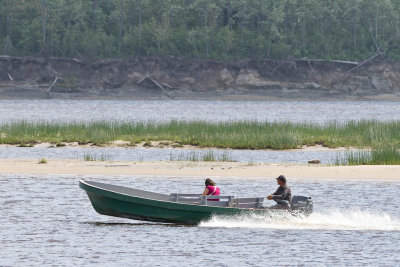 Canoe on the river