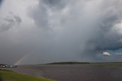 Wide view after storm
