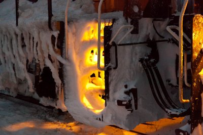 Snow on GP38-2 1808