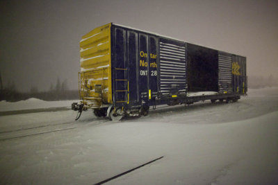 Boxcar 2808 at night 2010 Dec 14