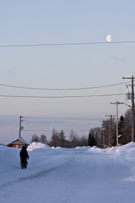 Moon over Revillon Rd N