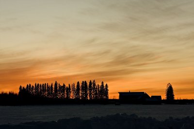 Sunset from Bear Road near Charlton Ontario