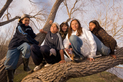 Children in a tree