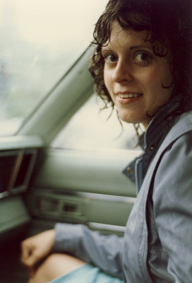 Honeymoon, 1984 - Marilyn after a rain storm in Quebec City