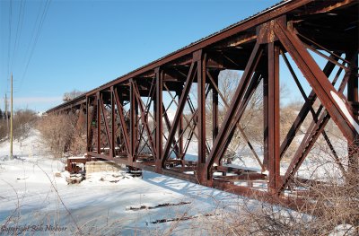 Railway bridge over Conestogo river